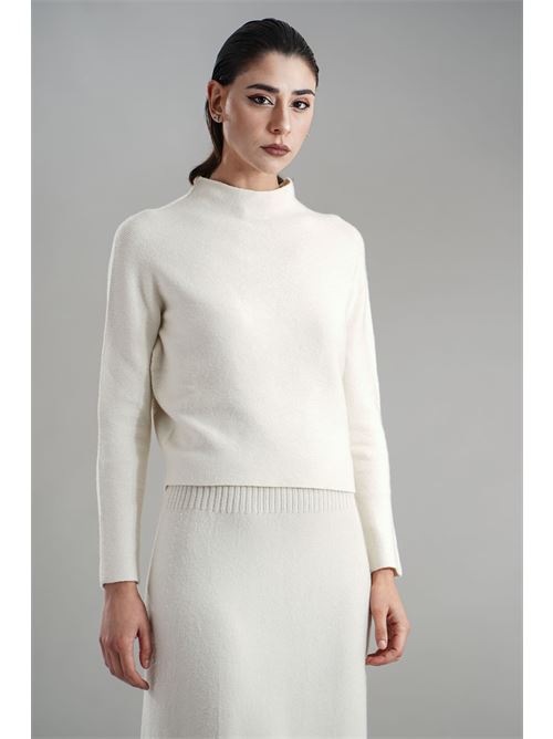Maglia in viscosa Grandi Francesco | 258054PANNA